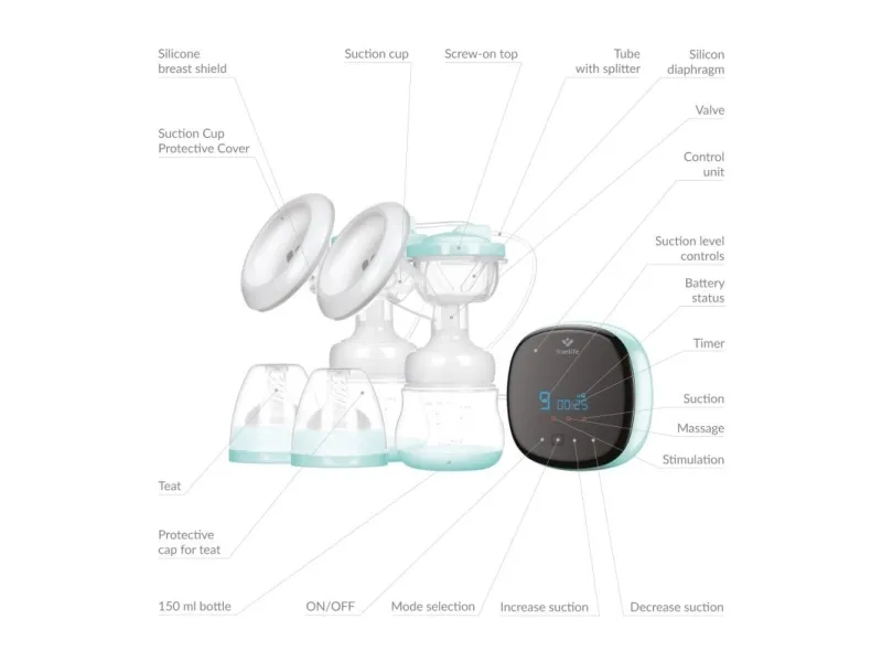 TrueLife TLNBPELD, 150 ml, Elektronisk, Transparent, Hvid