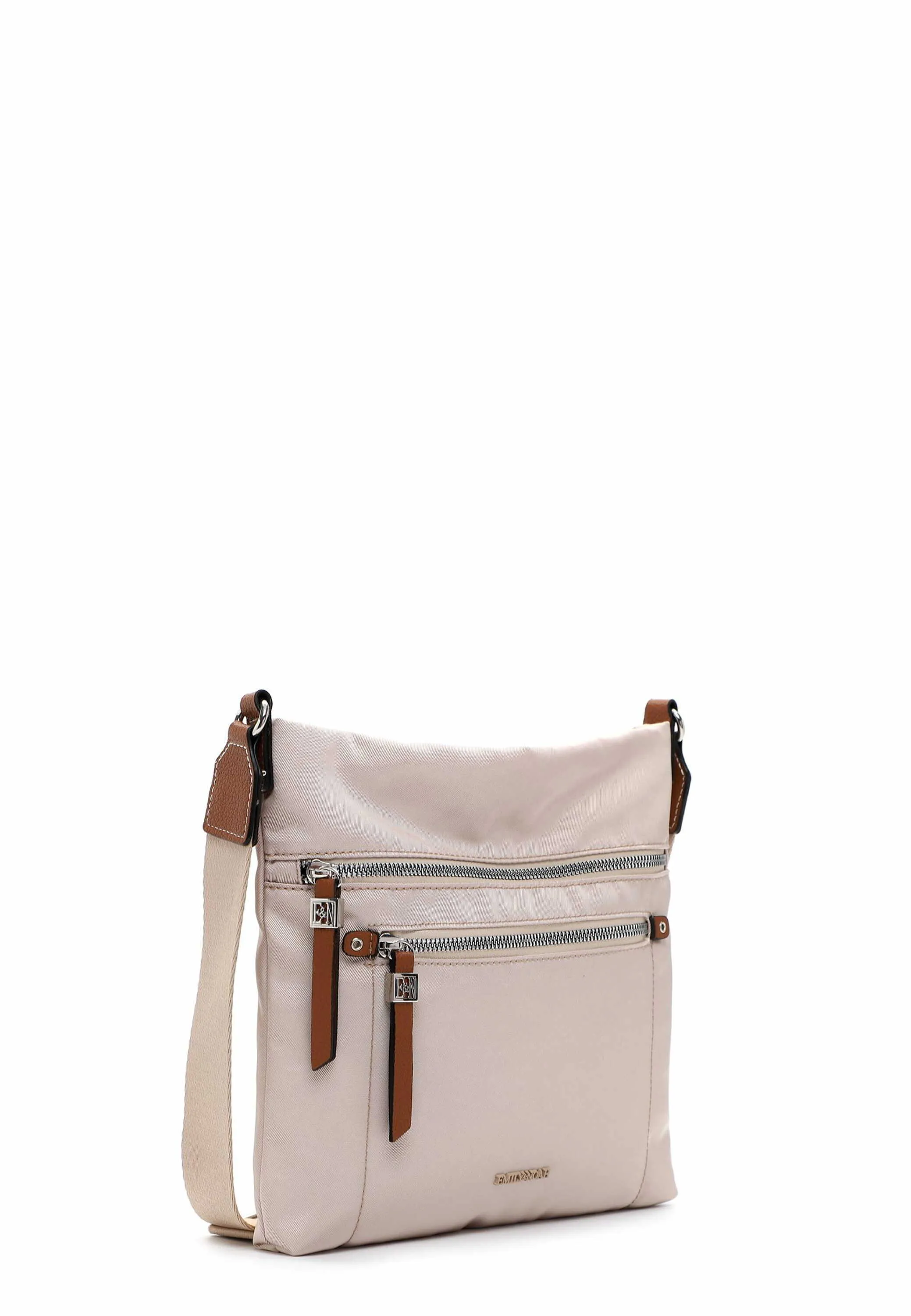 EMILY & NOAH Umhängetasche Beige Textil