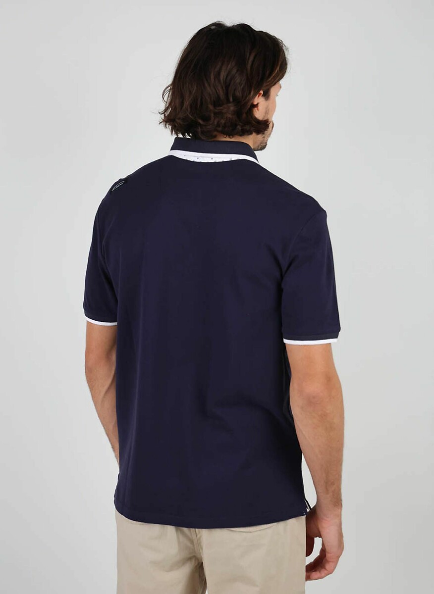 OXBOW<br>Camisa polo em algodão piqué com mangas curtas