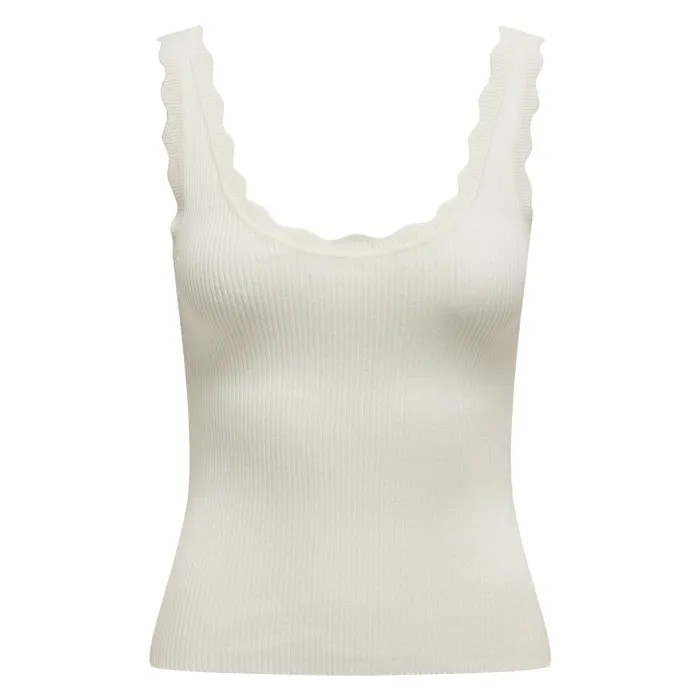 JDY Nanna Scallop Edge Top Dames