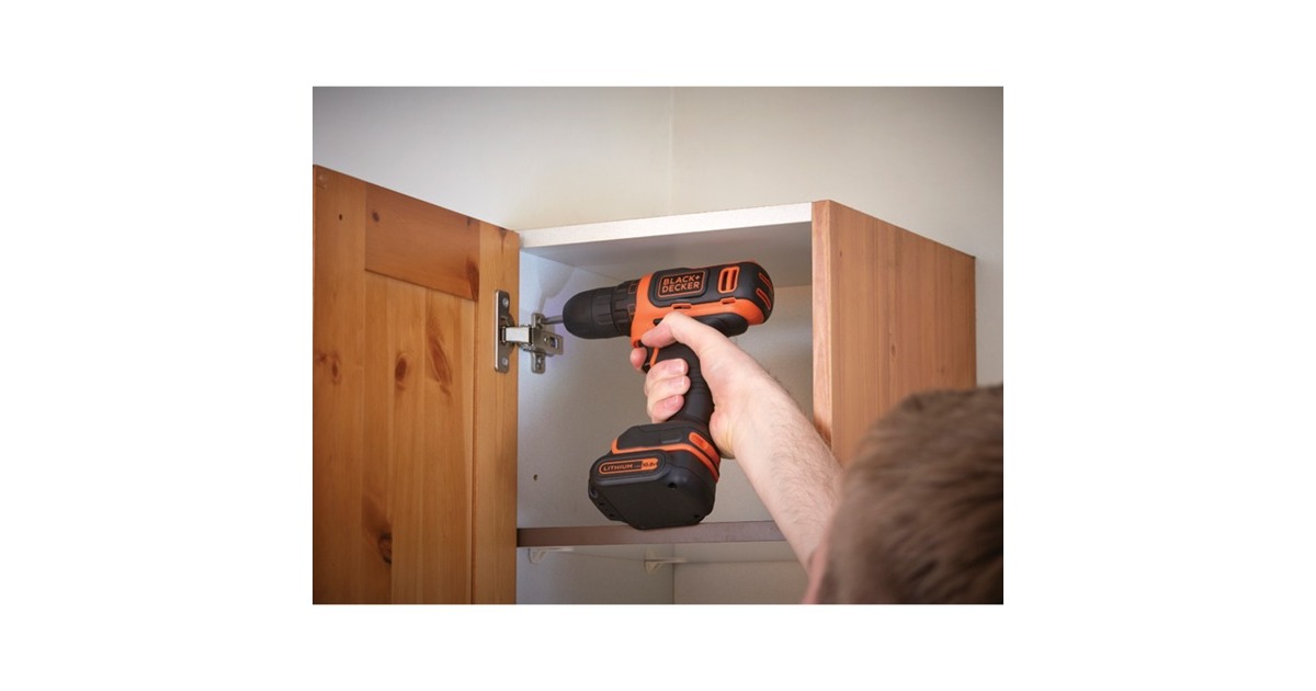 BLACK+DECKERAccu schroefboormachine BDCDD12 schroeftol  (Oranje/zwart, Accu en oplader inbegrepen)