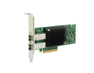 HPE SN1610E - Vært bus adapter - PCIe 4.0 - 32Gb Fibre Channel SFP  x 2 - for ProLiant DL325 Gen10, DL345 Gen10, DL360 Gen10, DL365 Gen10, DX360 Gen10