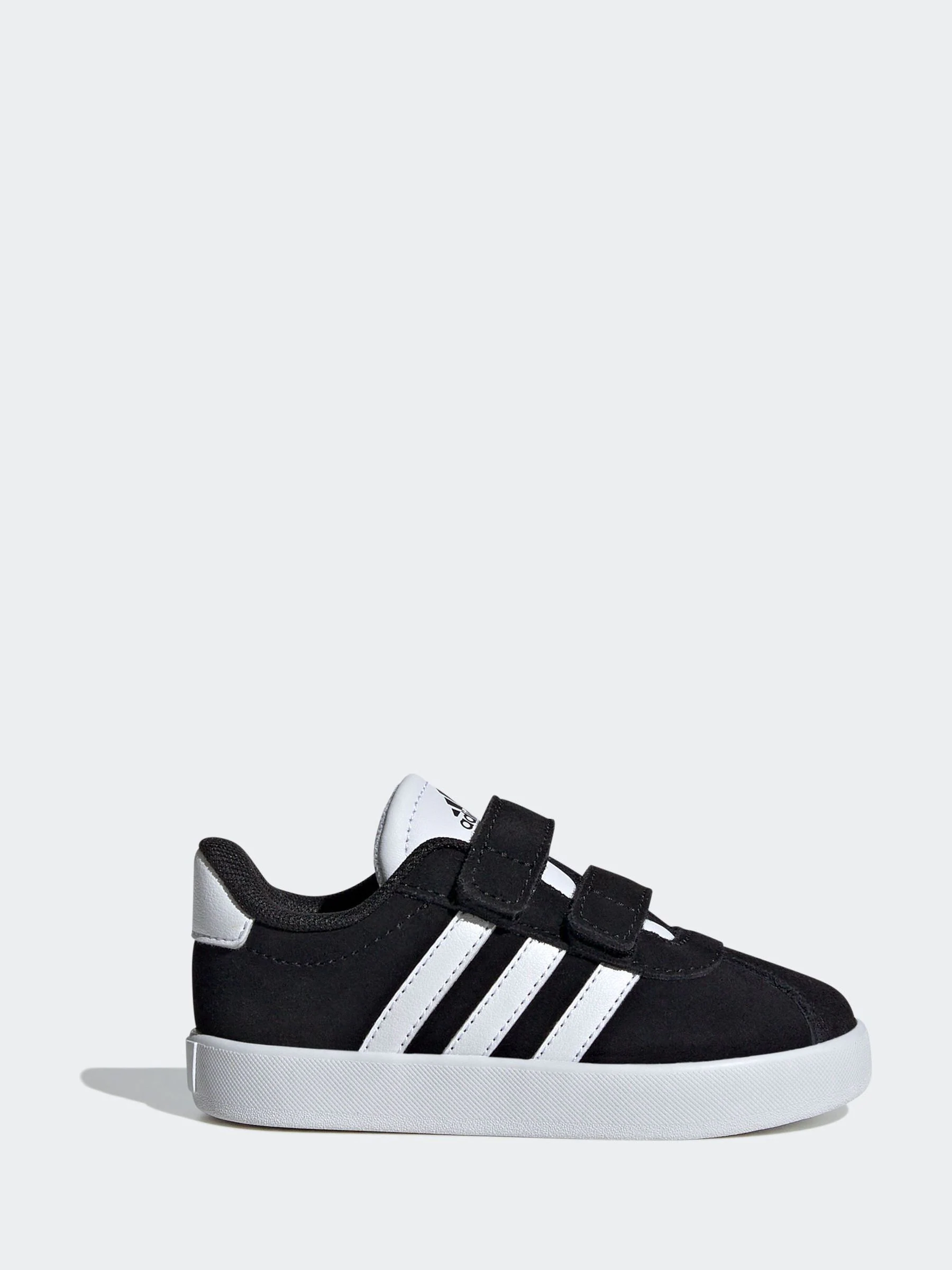 Zwart - adidas Vl Court 3.0 Klittenbandsneakers voor zuigelingen