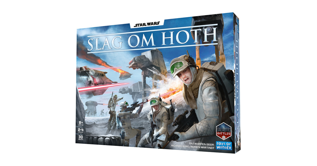 AsmodeeStar Wars: Slag om Hoth Bordspel  (Nederlands, 2 - 4 spelers, 30 minuten, Vanaf 8 jaar)