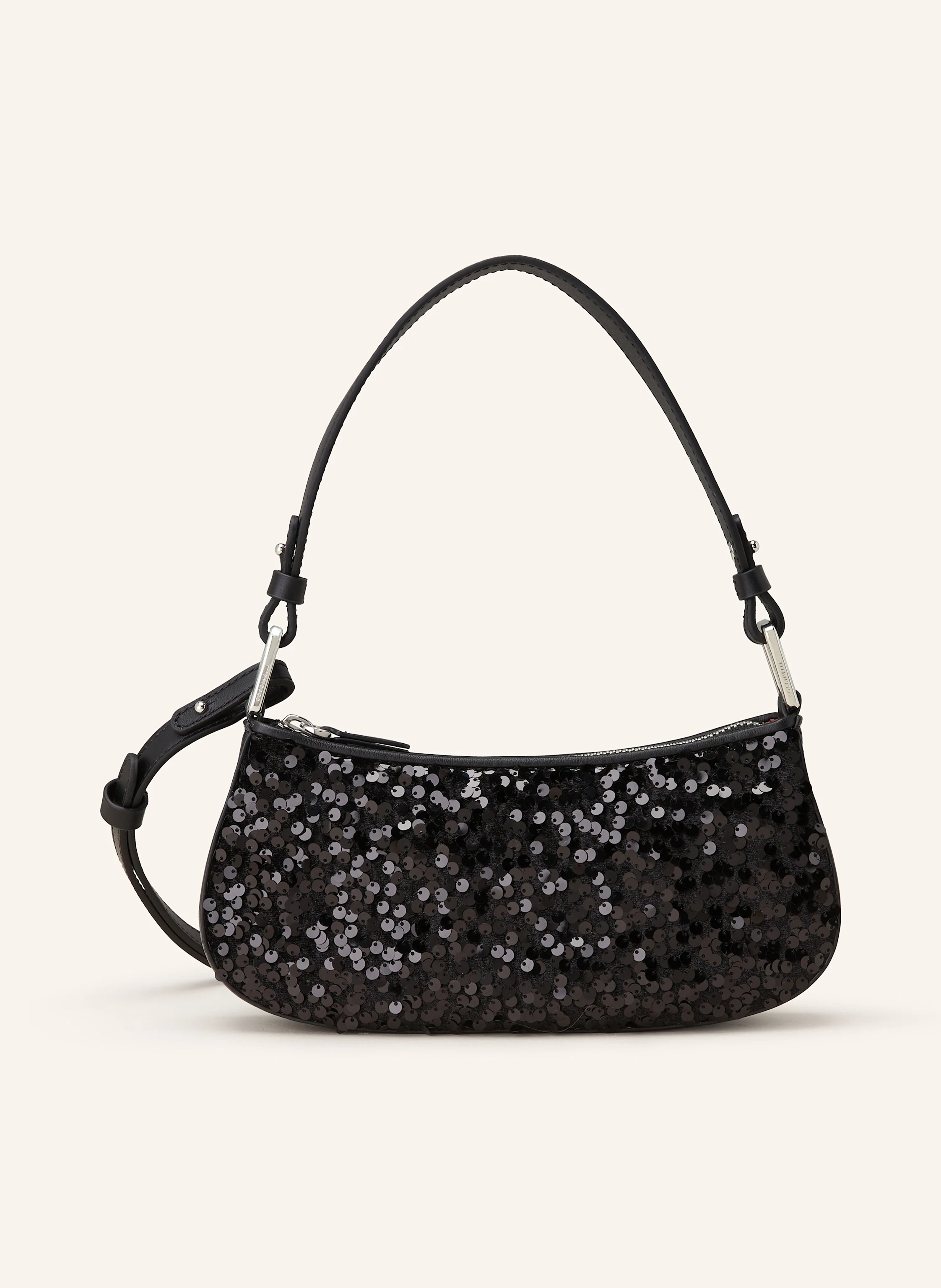 COCCINELLE Handtasche mit Pailletten