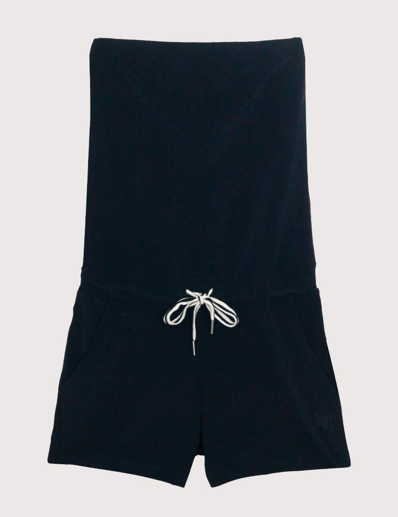 HBT COMBINAISON ÉPONGE FEMME KENZA  SHORT NOIR