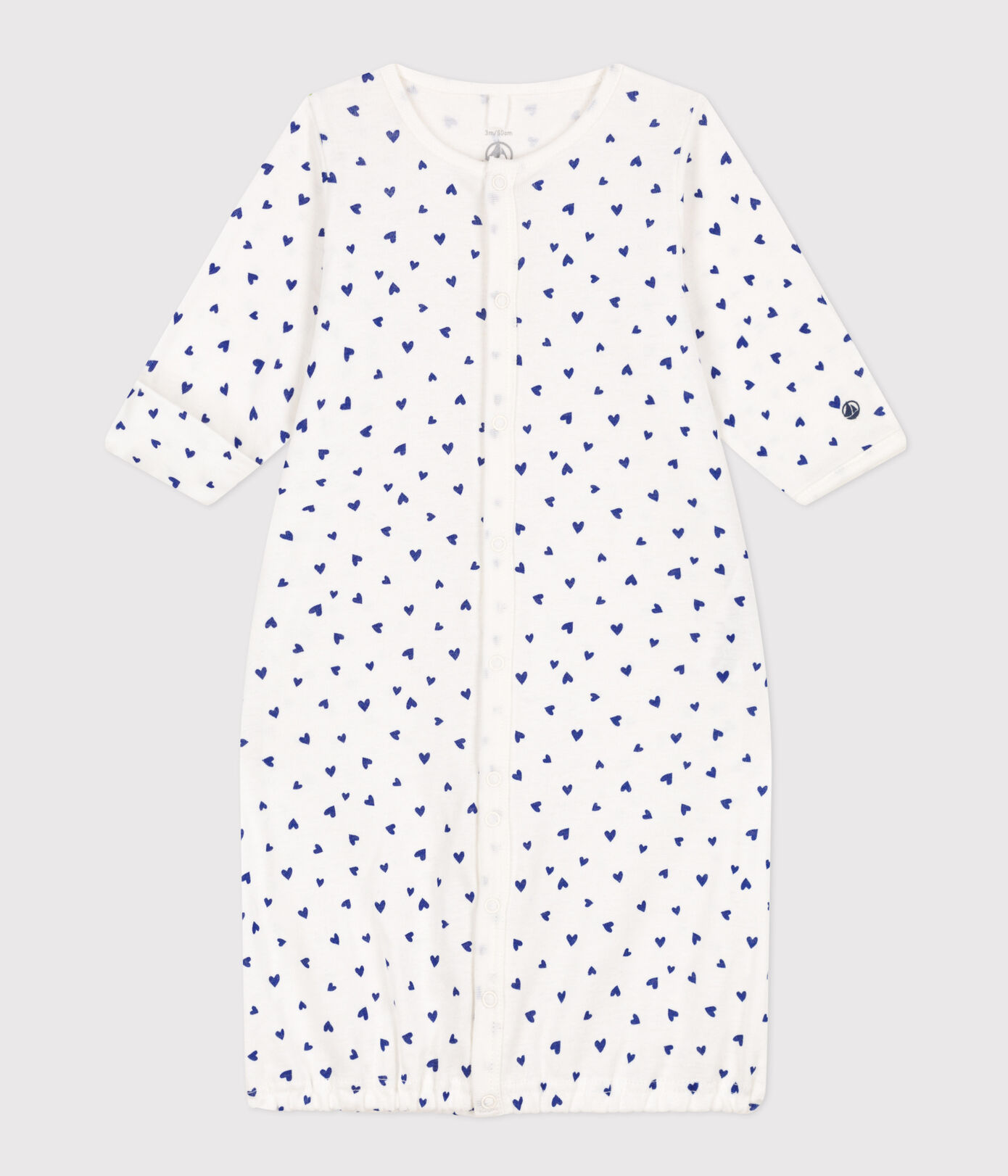 Combisac coeur en coton