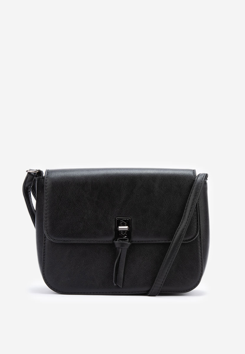 Sac besace femme noire Hintia