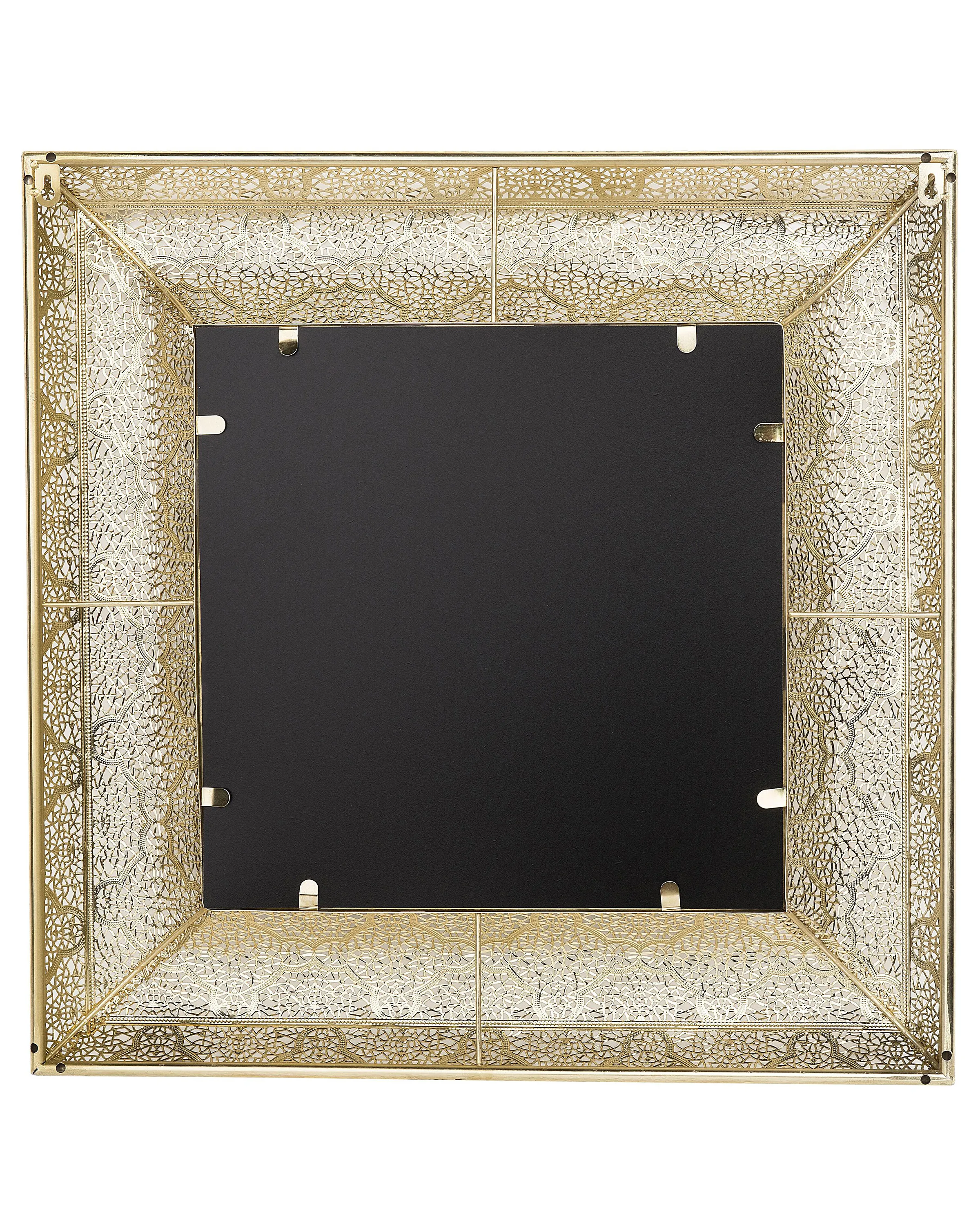 Wandspiegel PLERIN 60 cm 60 cm Metaal Goud
