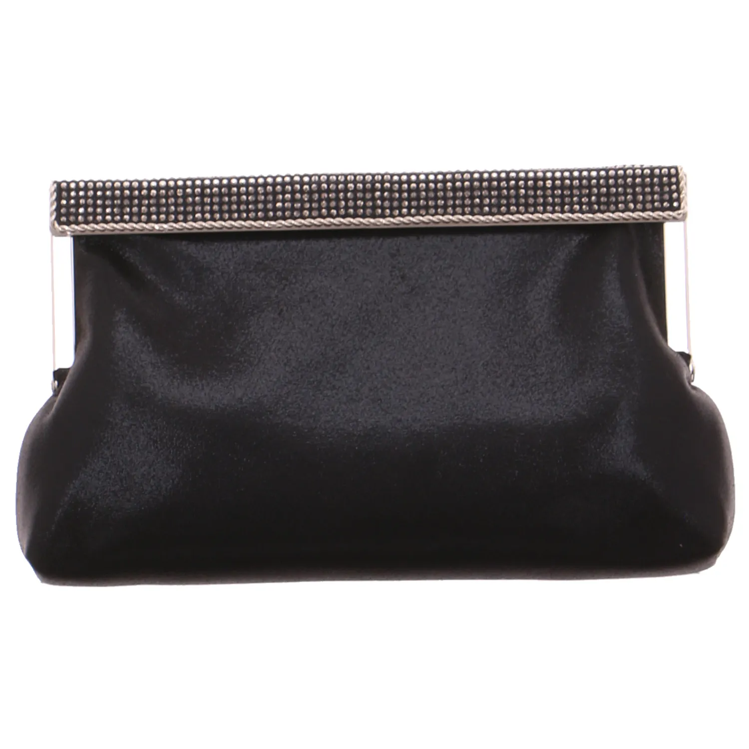 MENBUR Clutch / Abendtasche Schwarz Lederimitat