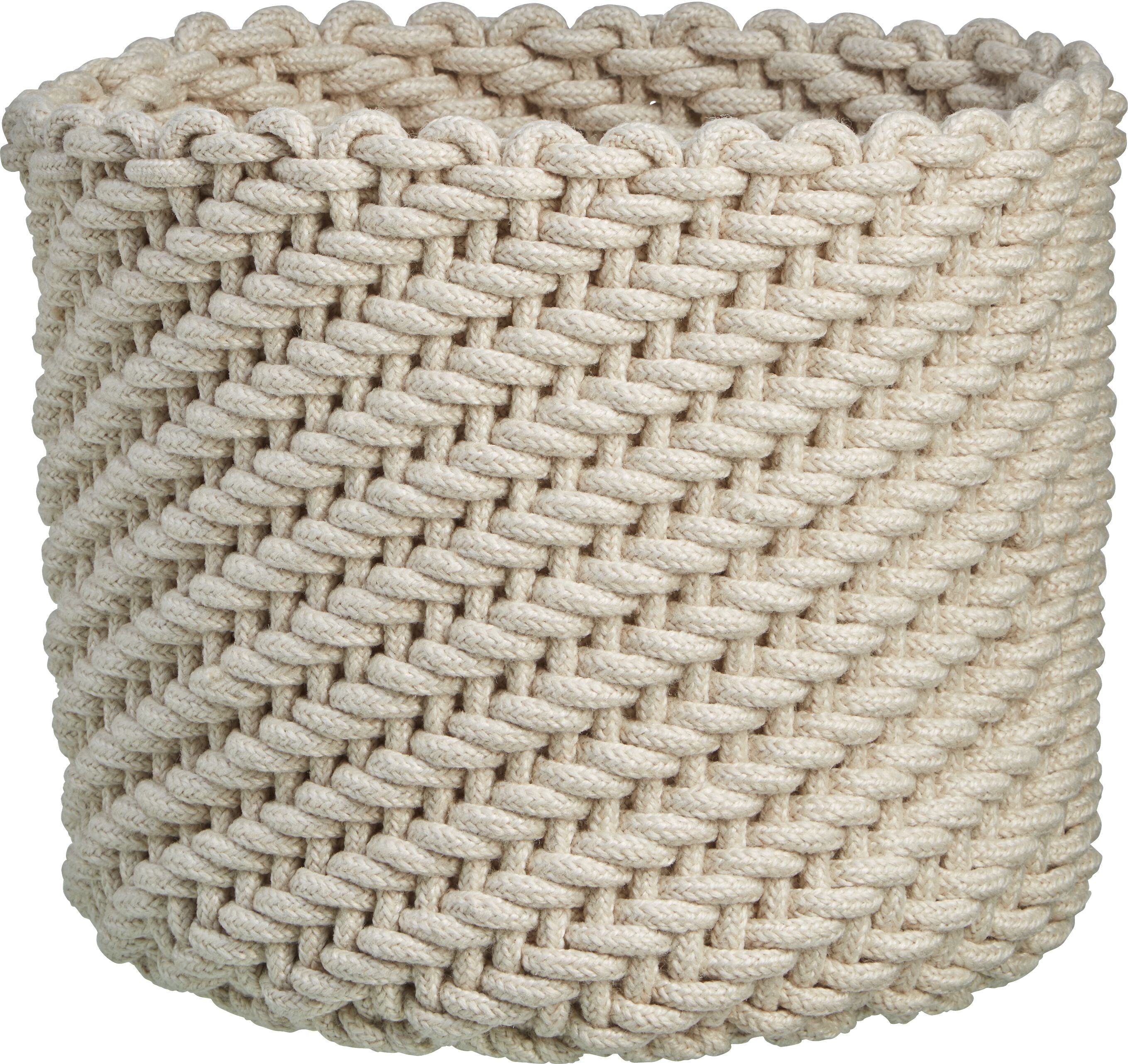 SIENNA Korb - Beige / H: 32.0 cm