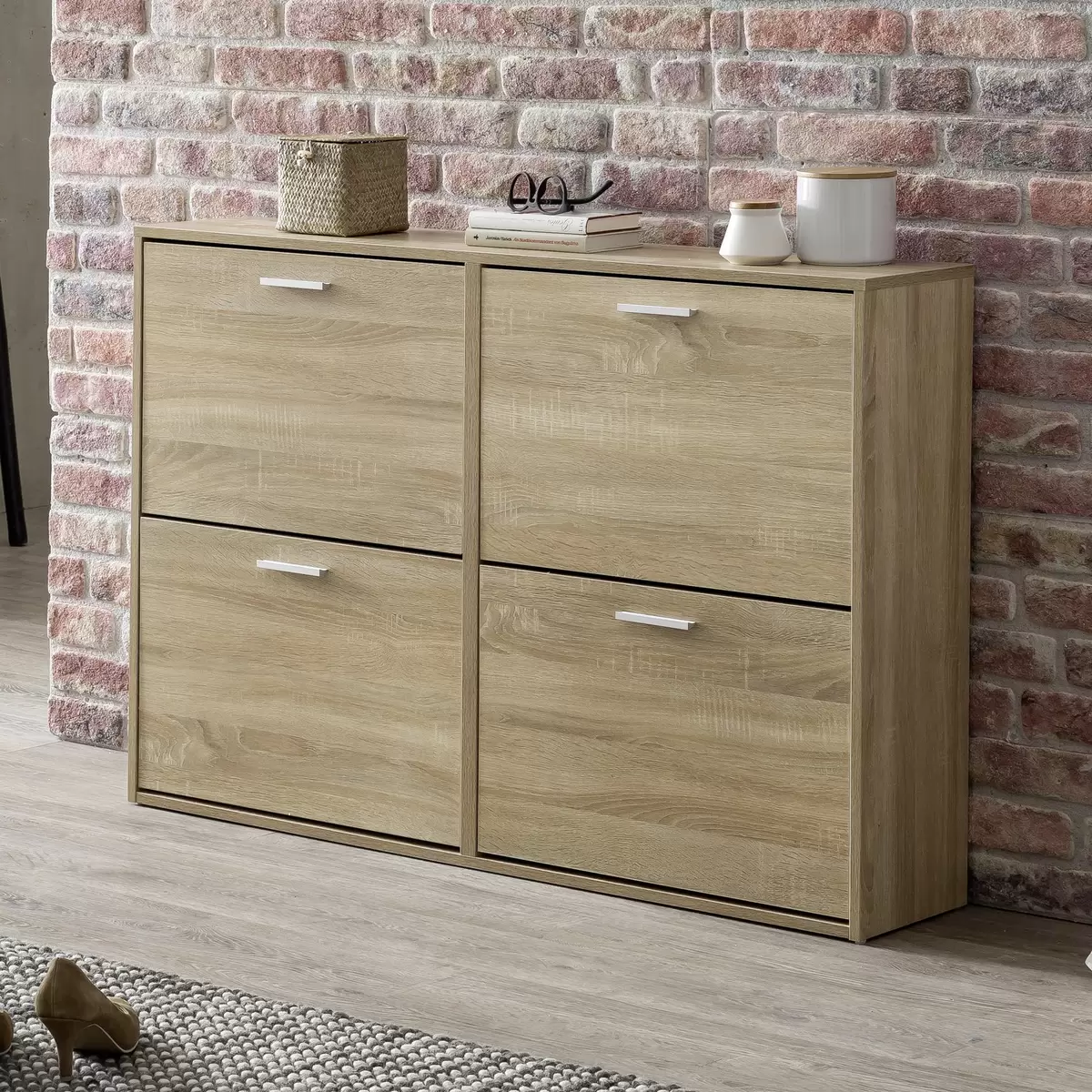 Schuhschrank Azueira Sonoma Eiche