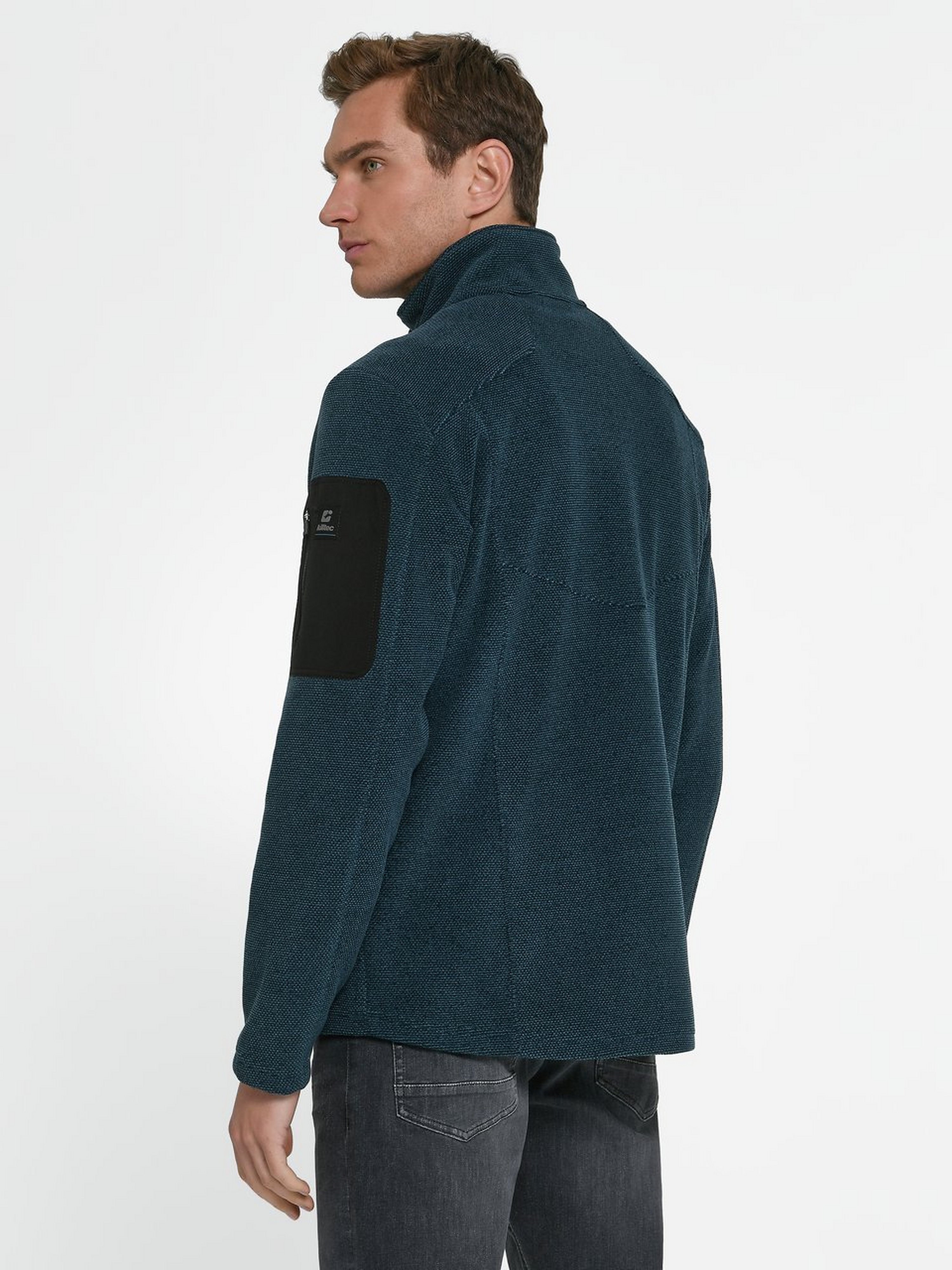 Strickfleece-Jacke