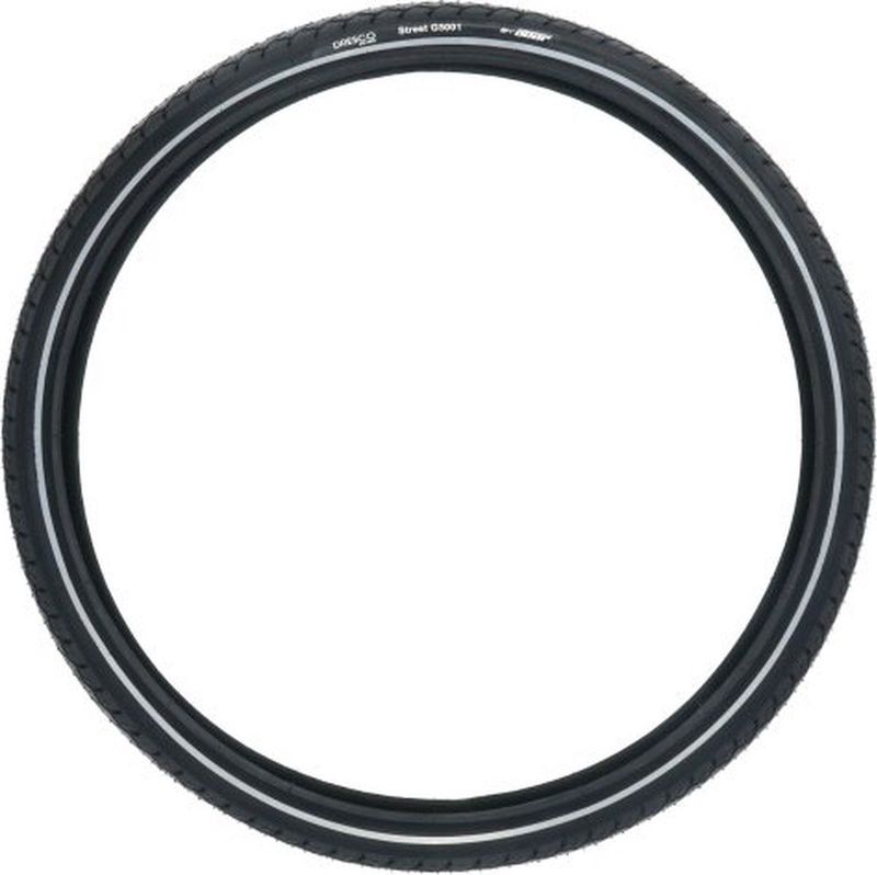 Dresco Buitenband Street 24 x 1.75 (47-507) Reflectie Zwart