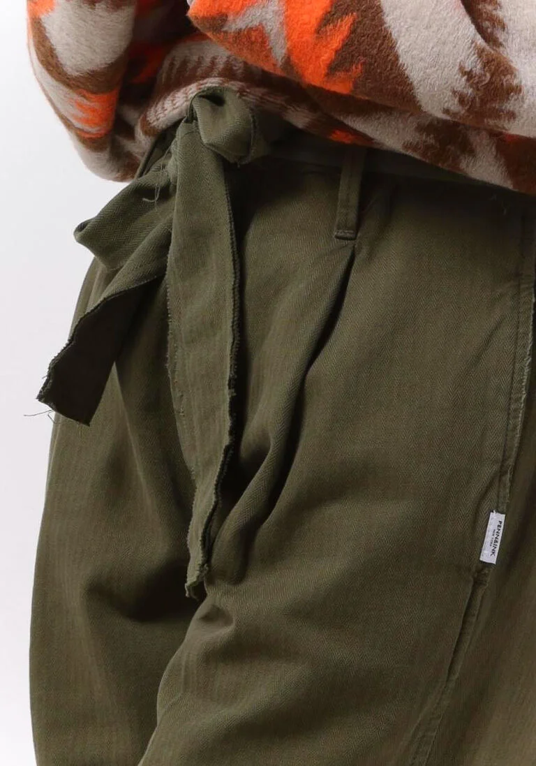 PENN & INK khaki penn & ink pantalon trousers