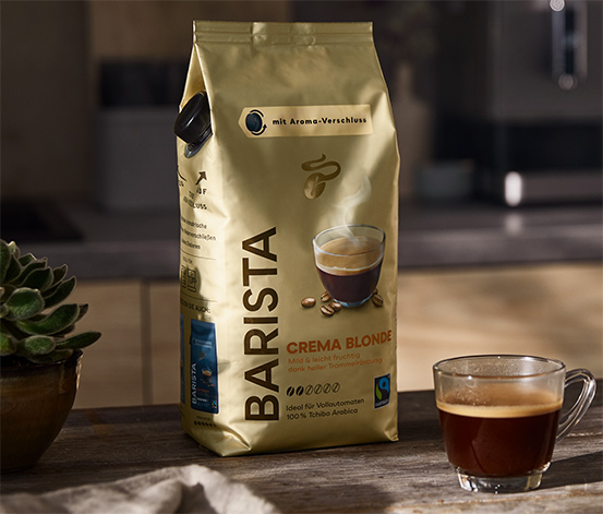 BARISTA Crema Blonde –  2x 1 kg Ganze Bohne