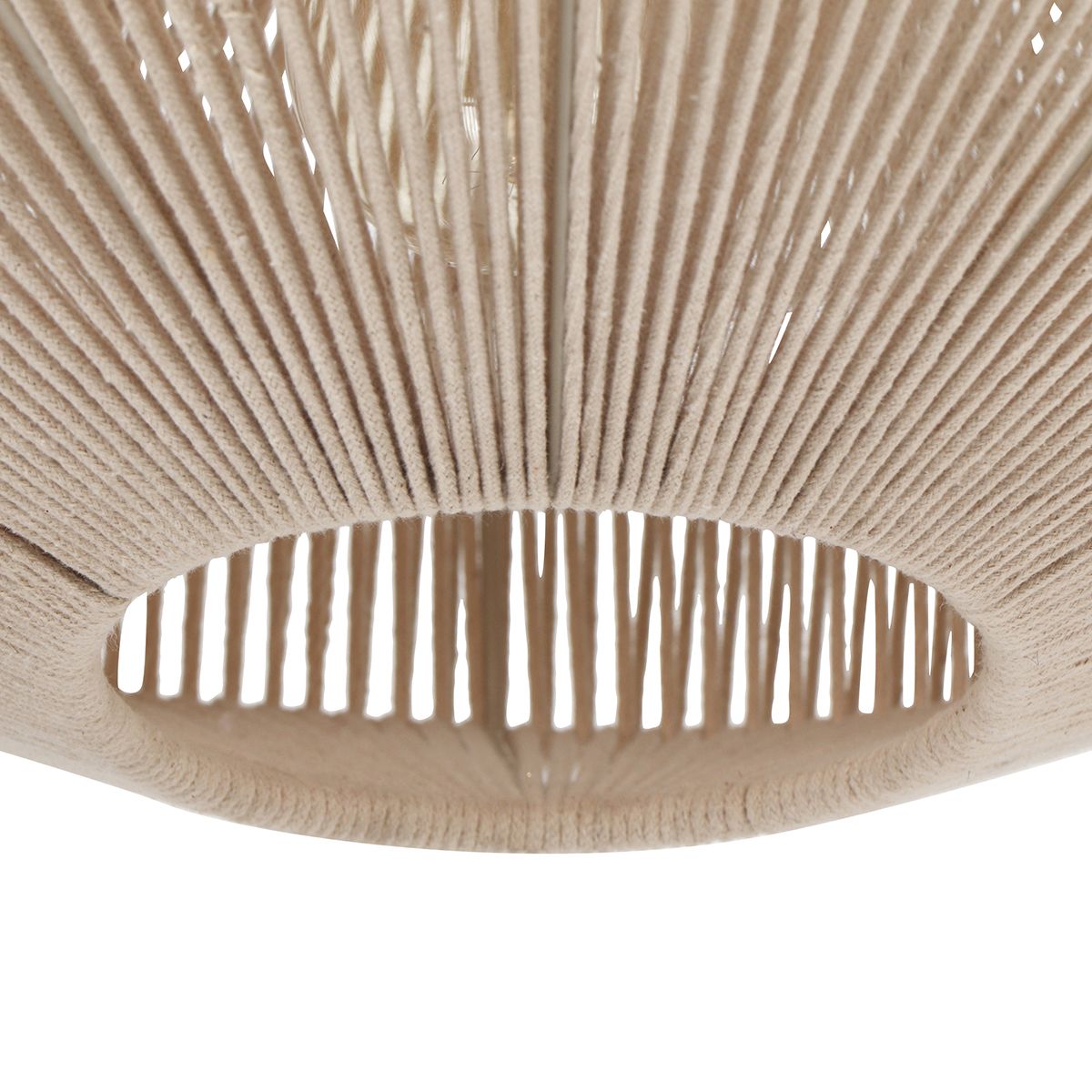 Japandi hanglamp bruin touw 46cm - Svea
