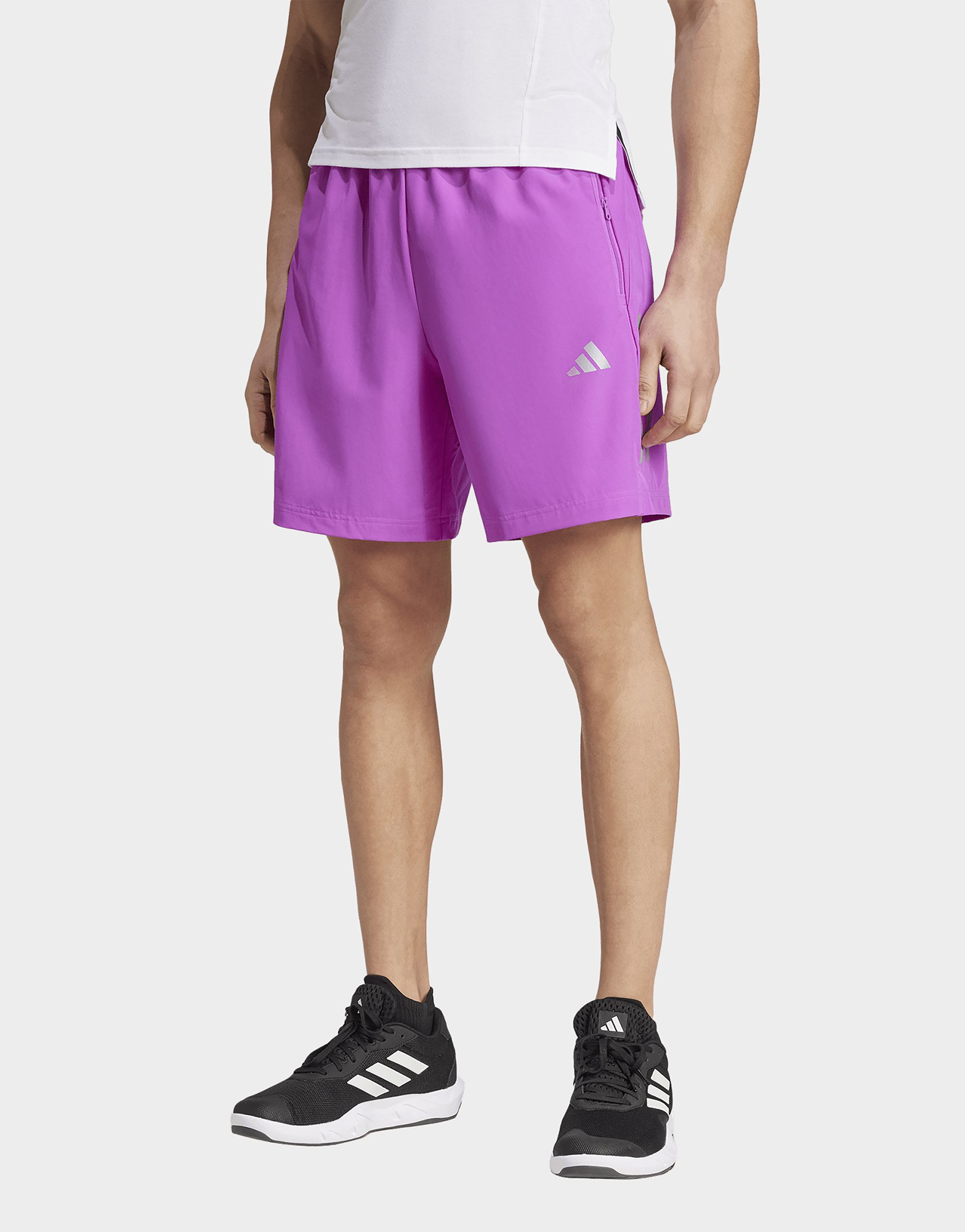 adidas Short de training en toile 3 bandes Gym +