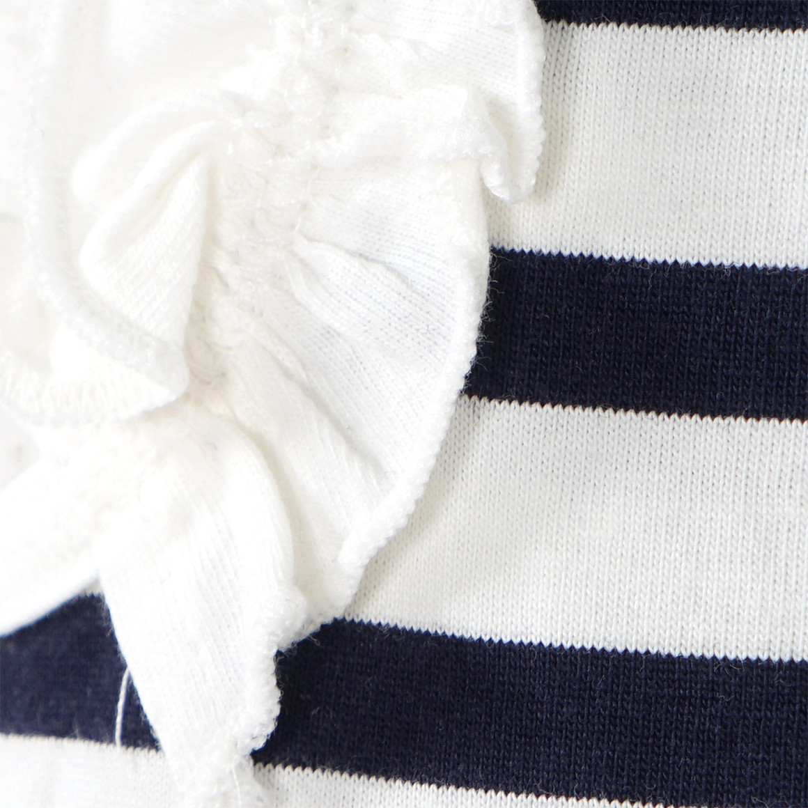 Famy 3 Mädchen Tops im Basic-Look hellblau / dunkelblau / weiss