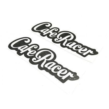 Stickers Brazoline Lettrage Café Racer Universel - Noir
