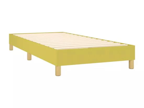 Sommier tapissier Vert 90x200 cm Tissu