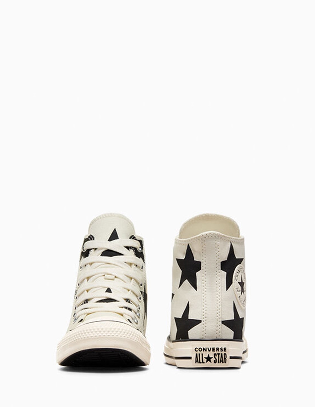 converse Sneakers Montantes Femme Ctas Hi Blanc/Noir Toile