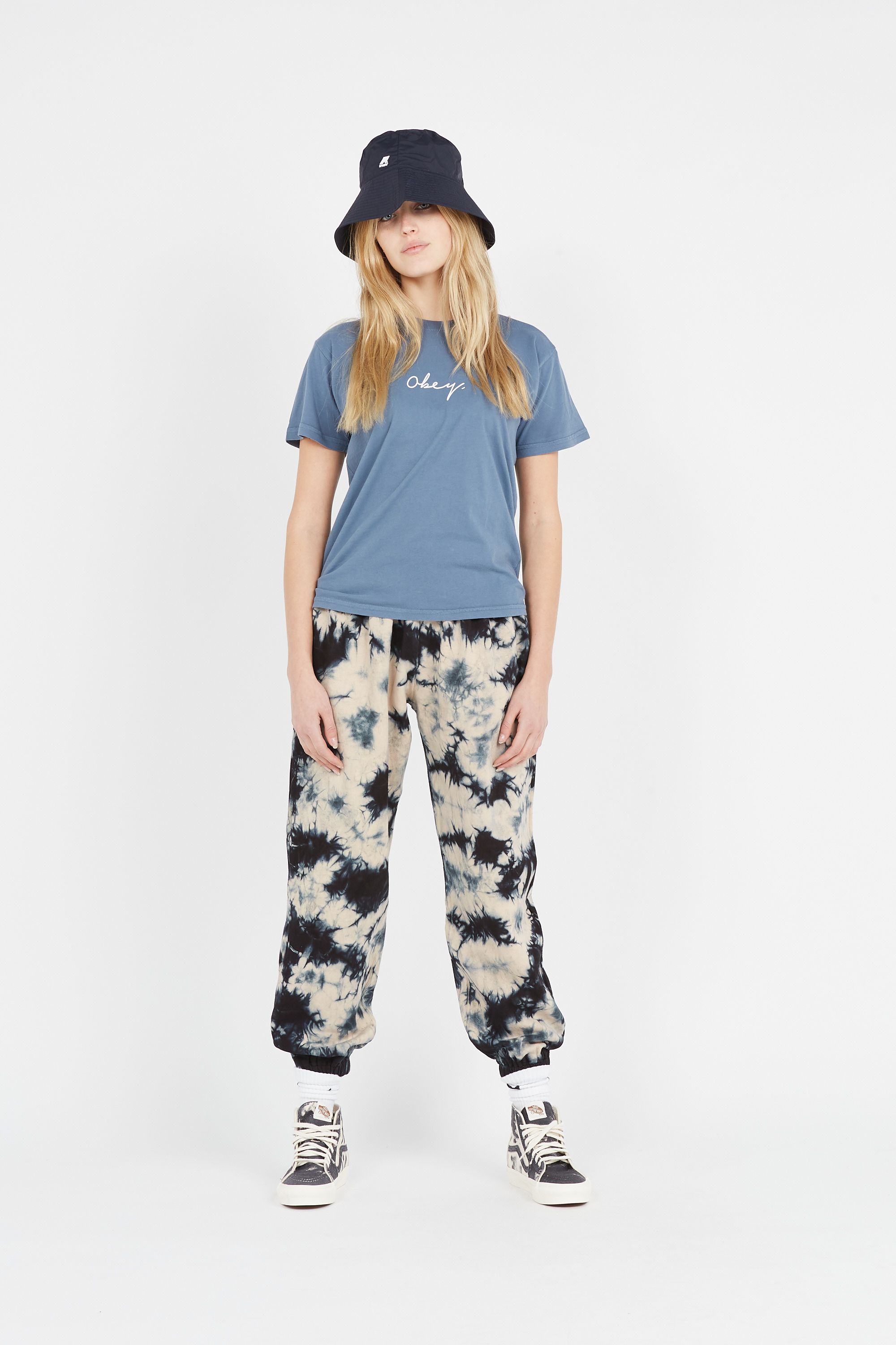 OBEY T-shirt OBEY HOUSE Bleu