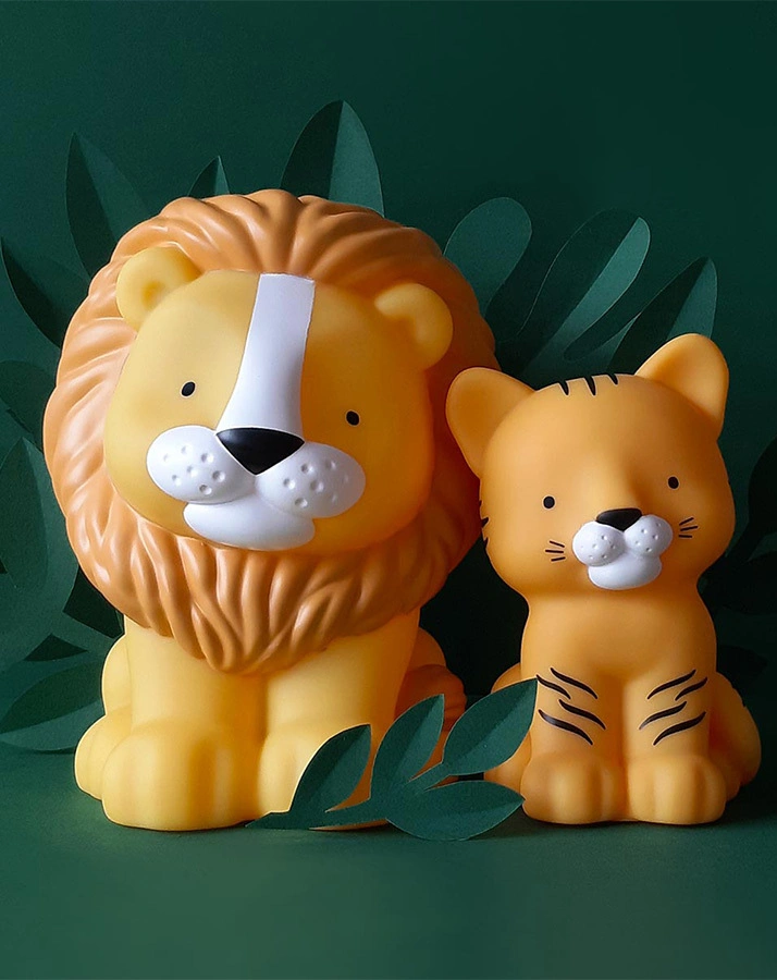 LED-Nachtlicht LITTLE LIGHT – TIGER in orange