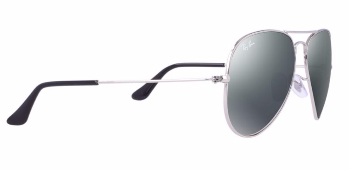 Ray-Ban<br>Aviator Silver - Mirror - 58