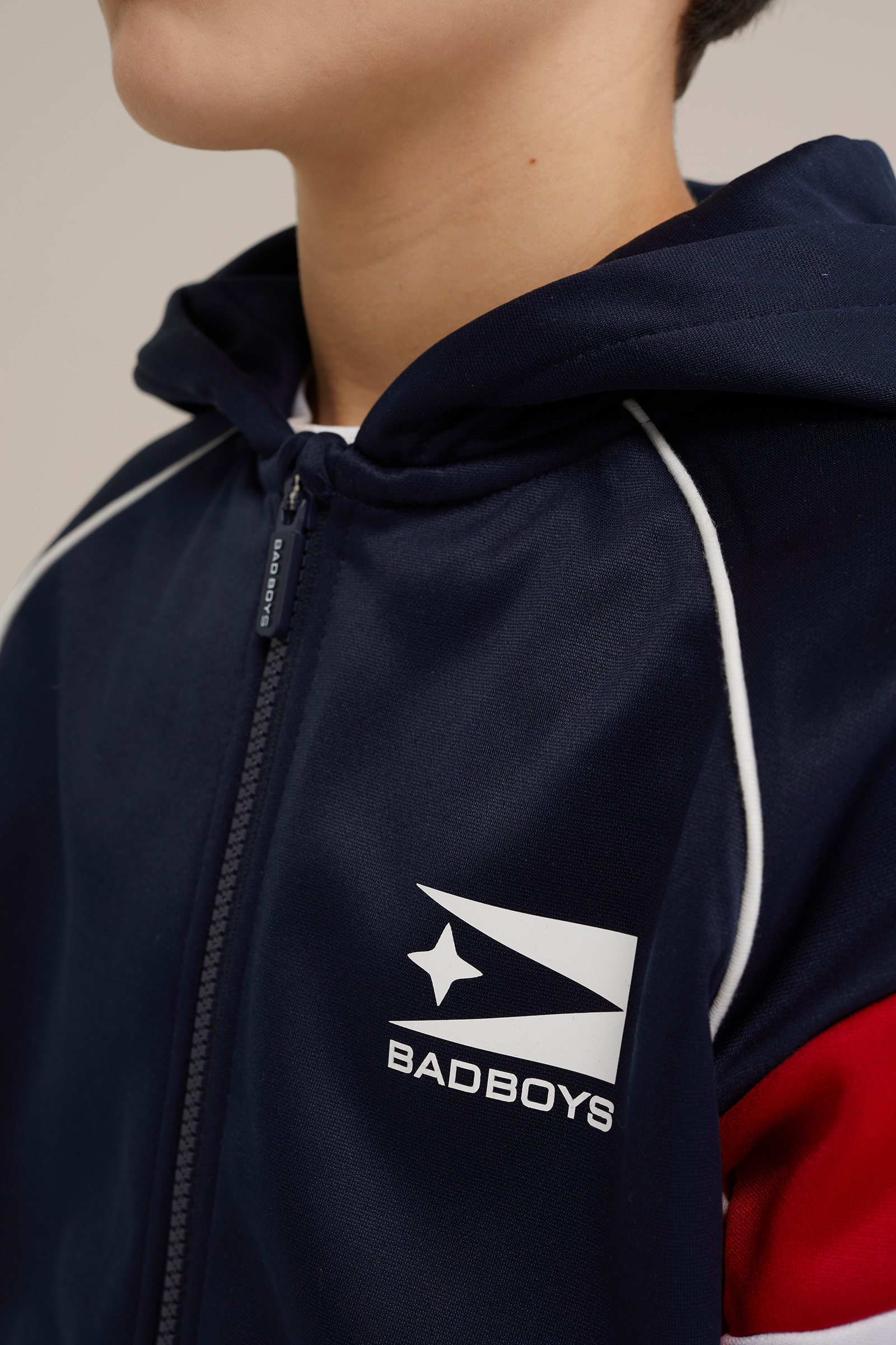 Jongens vest met capuchon Bad Boys Multikleur