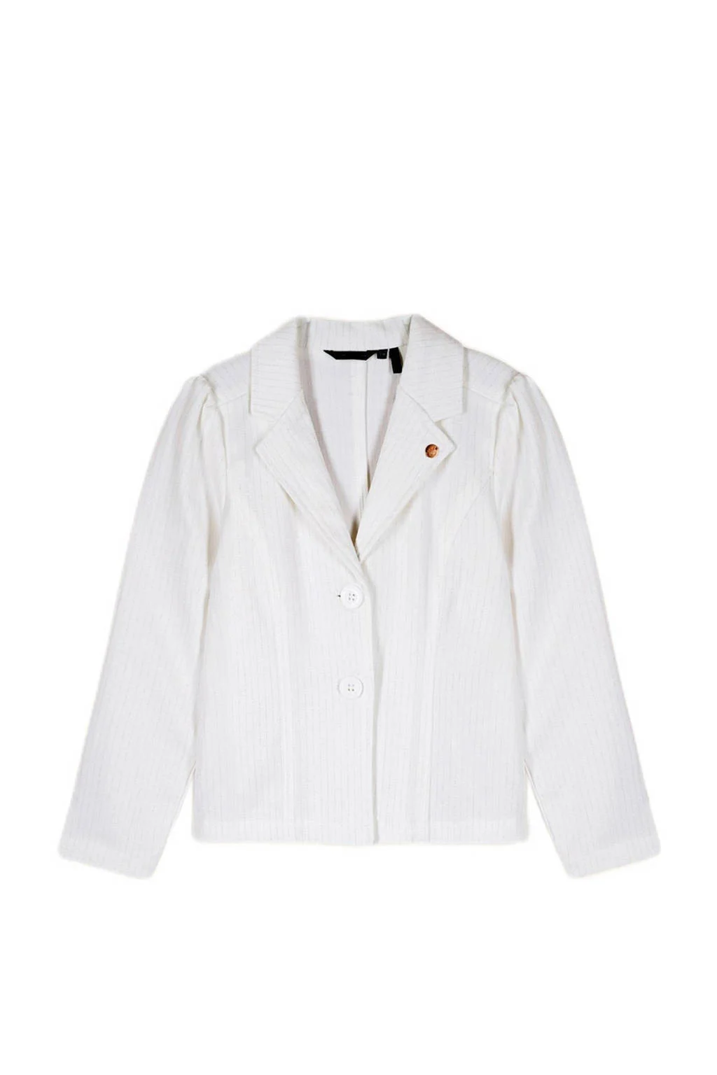 NONO blazer Dip met textuur wit