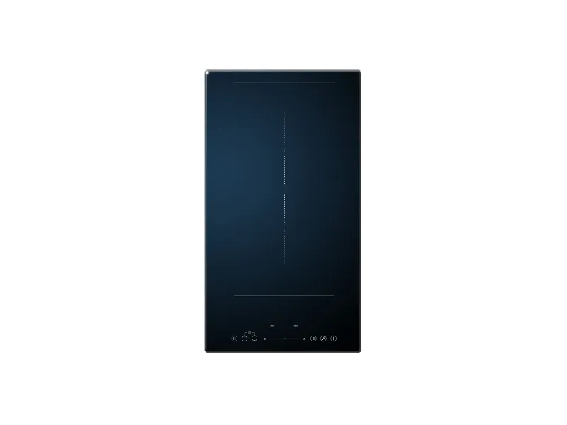 Scandomestic HOI30P1FLEX - Induktions kogeplade - 2 plader - Niche - bredde: 26.8 cm - dybde: 50 cm - rammeløs - sort
