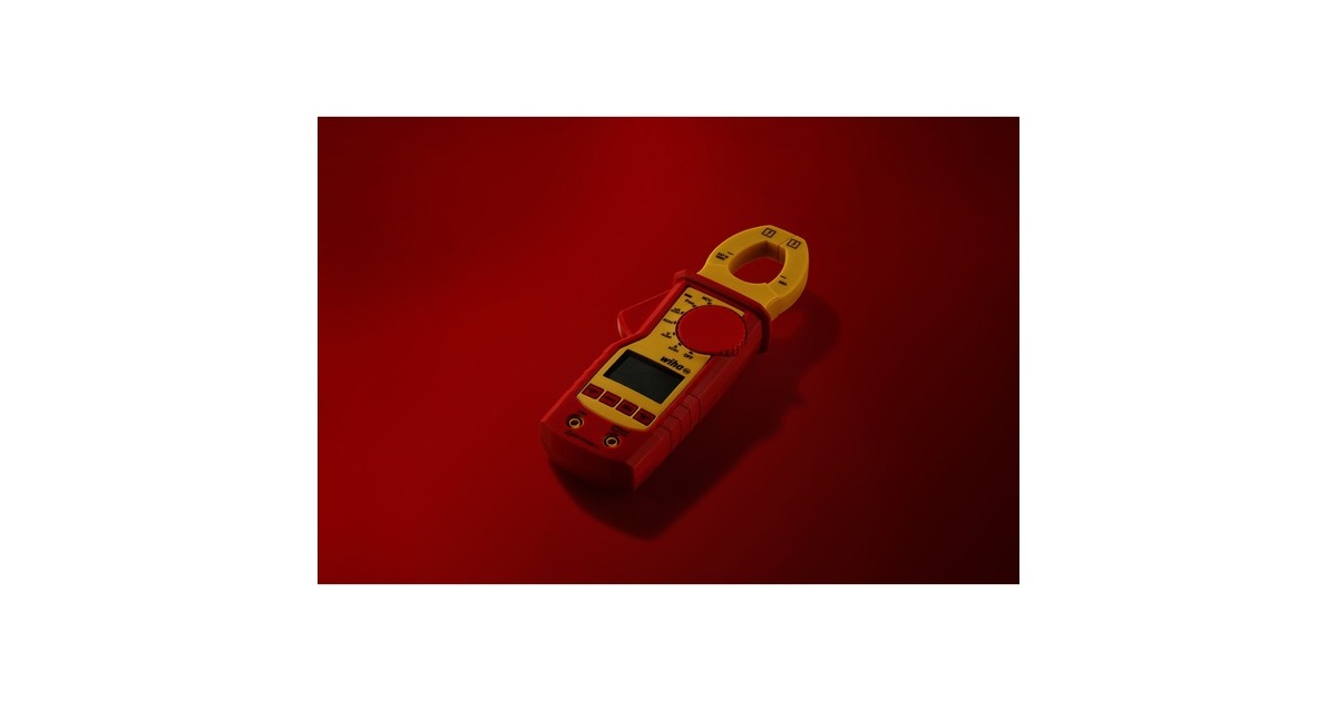 WihaStroomtang tot 1.000 V AC, CAT IV meetapparaat  (Rood/geel)