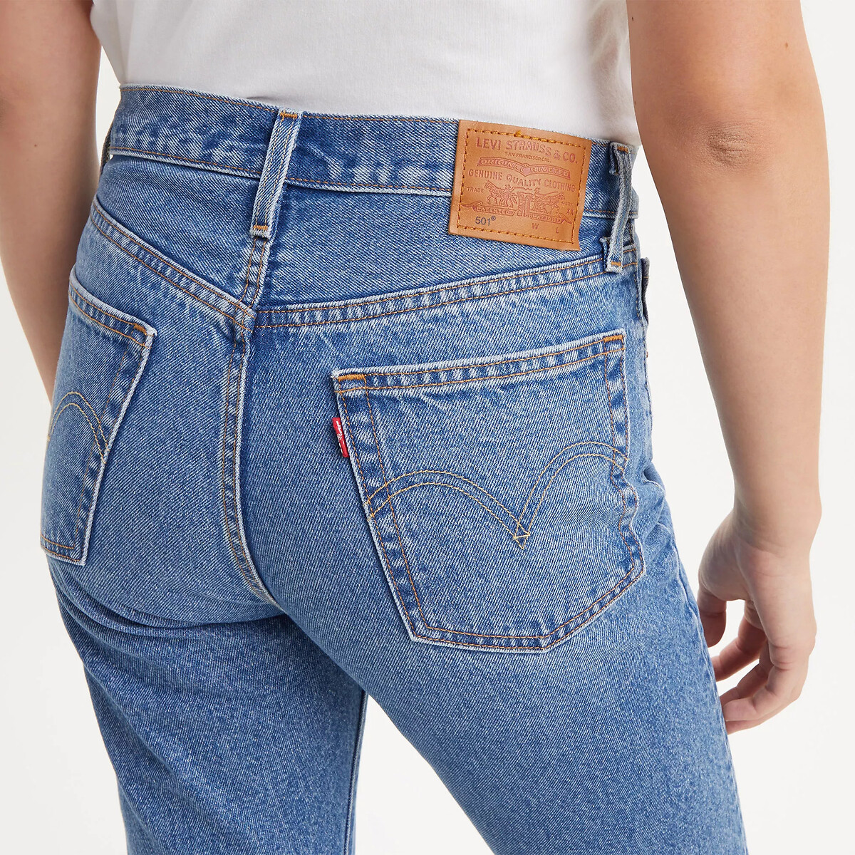 Calça Jeans 501® Cropped da Levi's