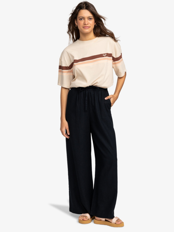Lekeitio Break Mid Pantalon souple Noir Femme