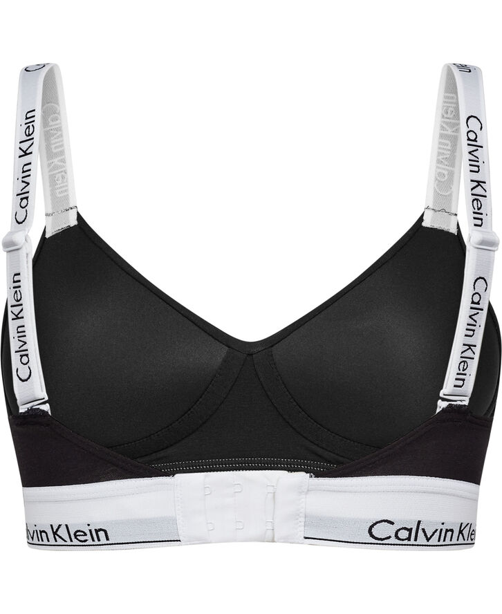 Calvin Klein LGHTLY LINED BRALETTE Black