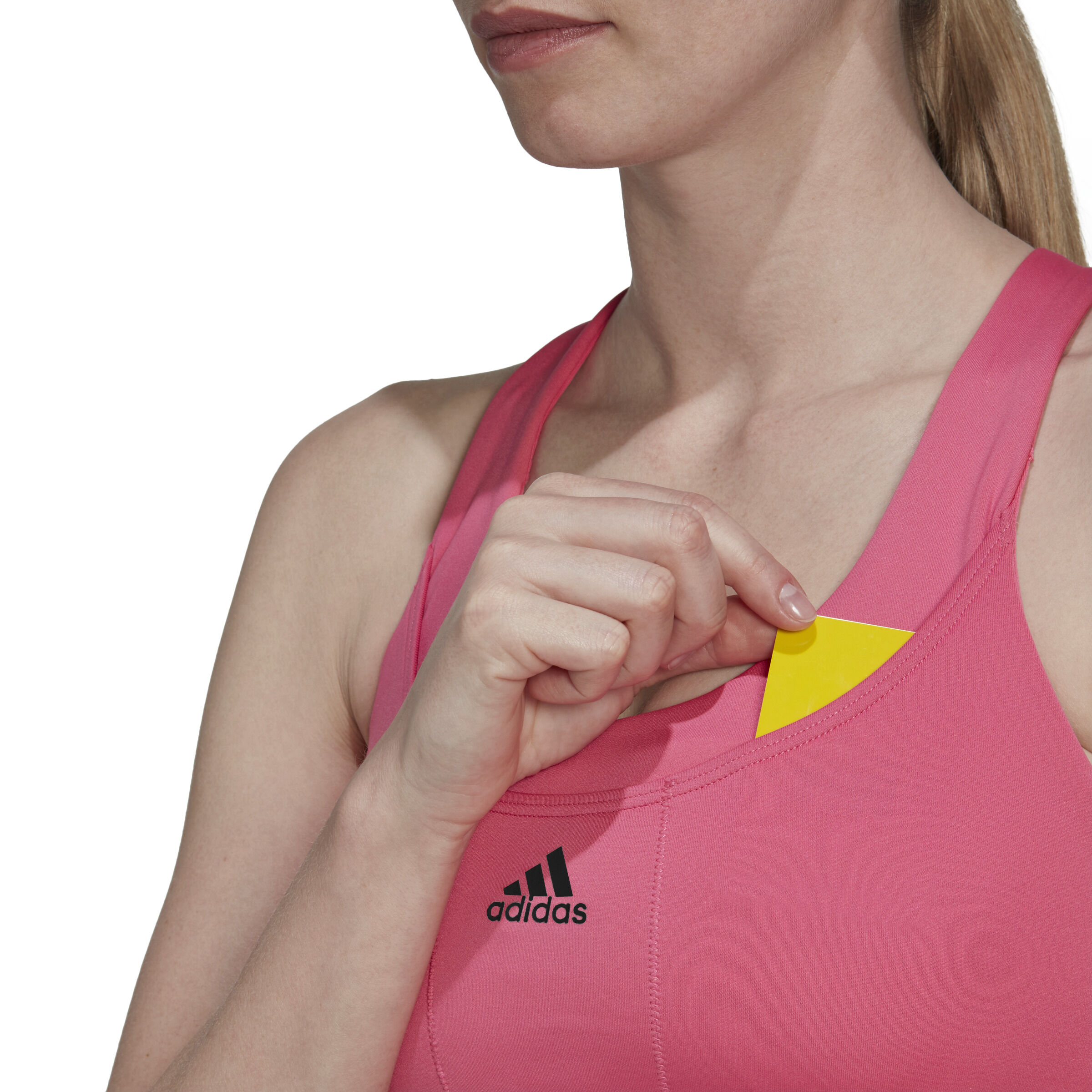 adidas Medium Support Primeknit Soutien-gorge Sport Femmes - Rouge