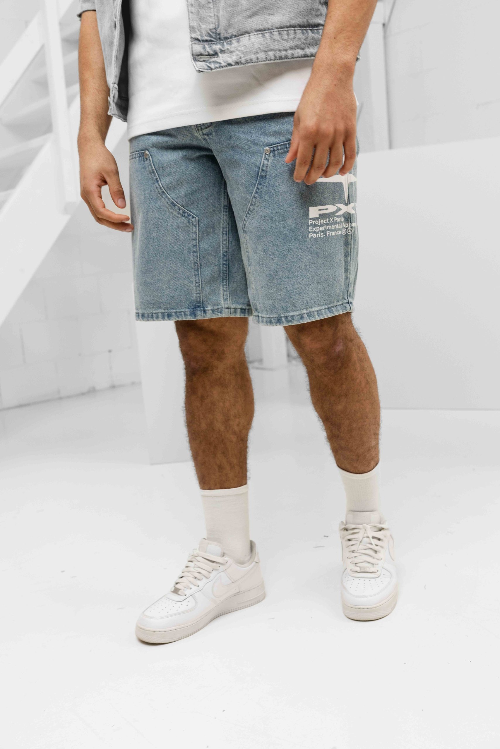 Project X Paris Carpanter Denim Zomerset Heren Lichtblauw