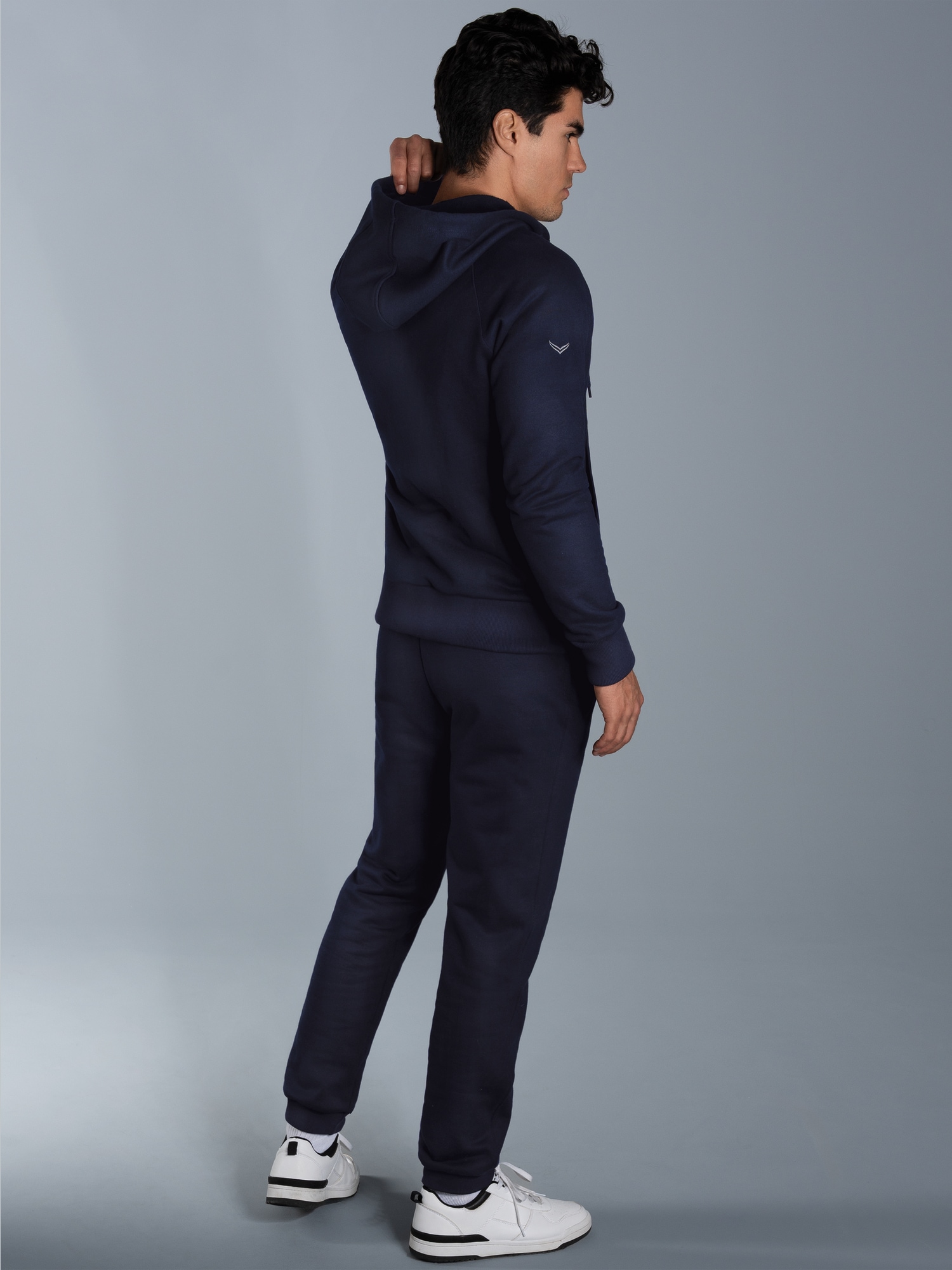 Jogginganzug mit Kapuze und ReißverschlussNavy