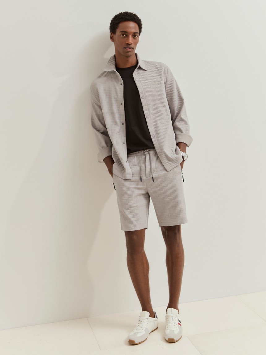 Calções regular fit