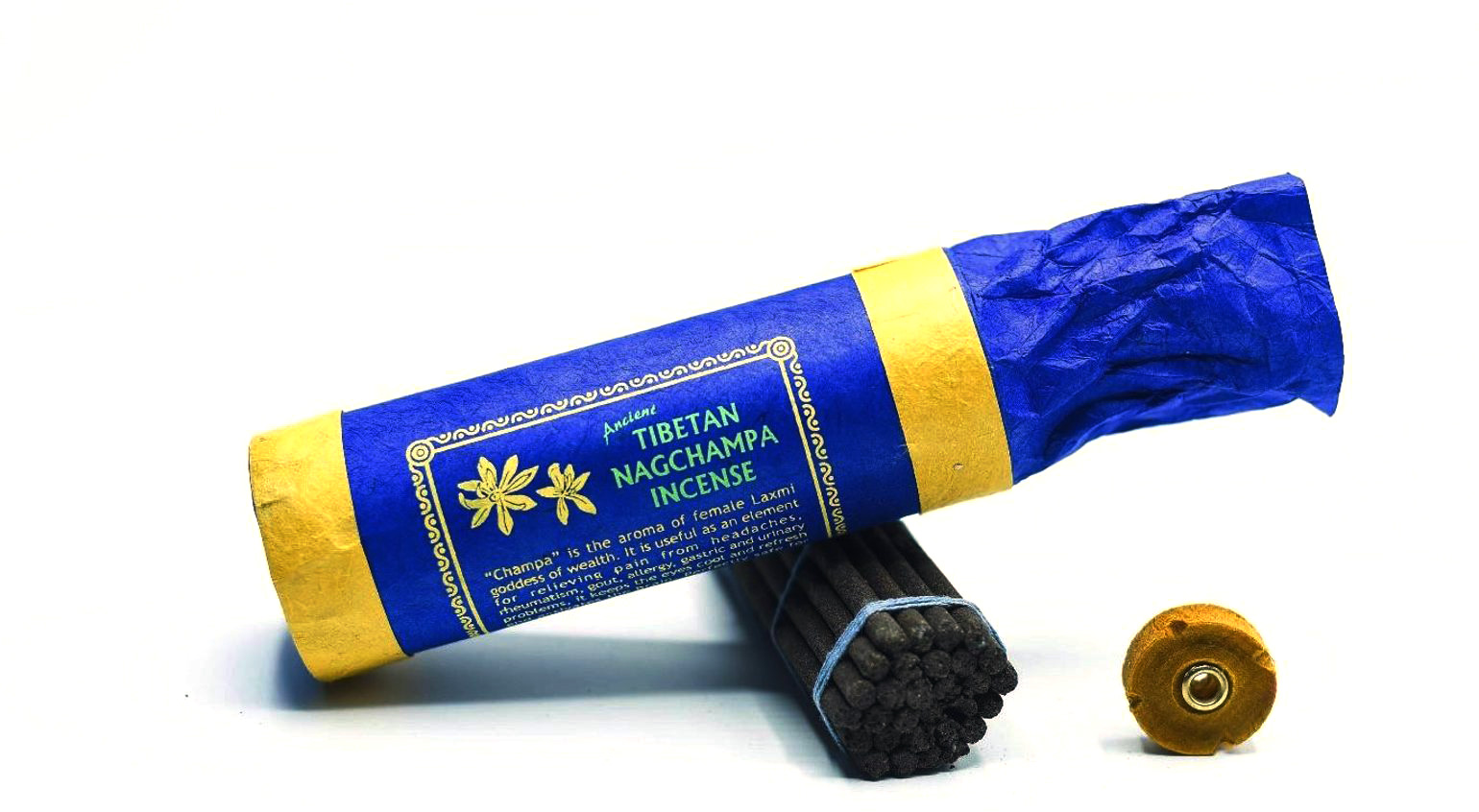 Räucherstäbchen 'Nagchampa', 30 Stück, inkl. Stäbchenhalter günstig bestellen