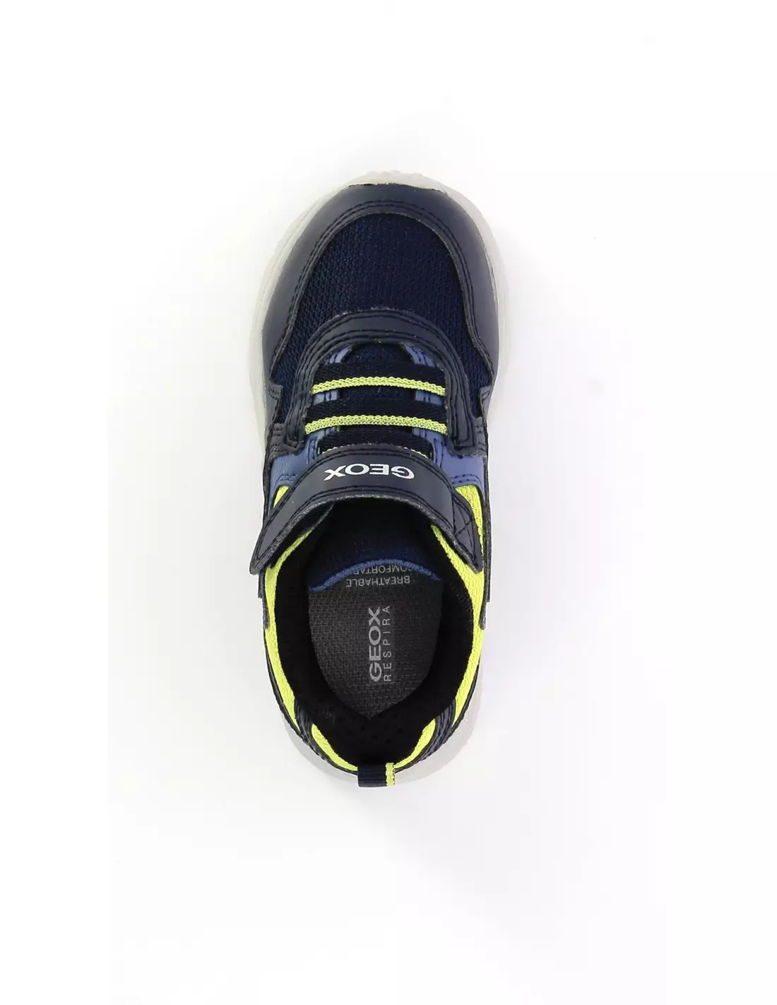 GEOX NEW TORQUE BOY - Baskets Navylime