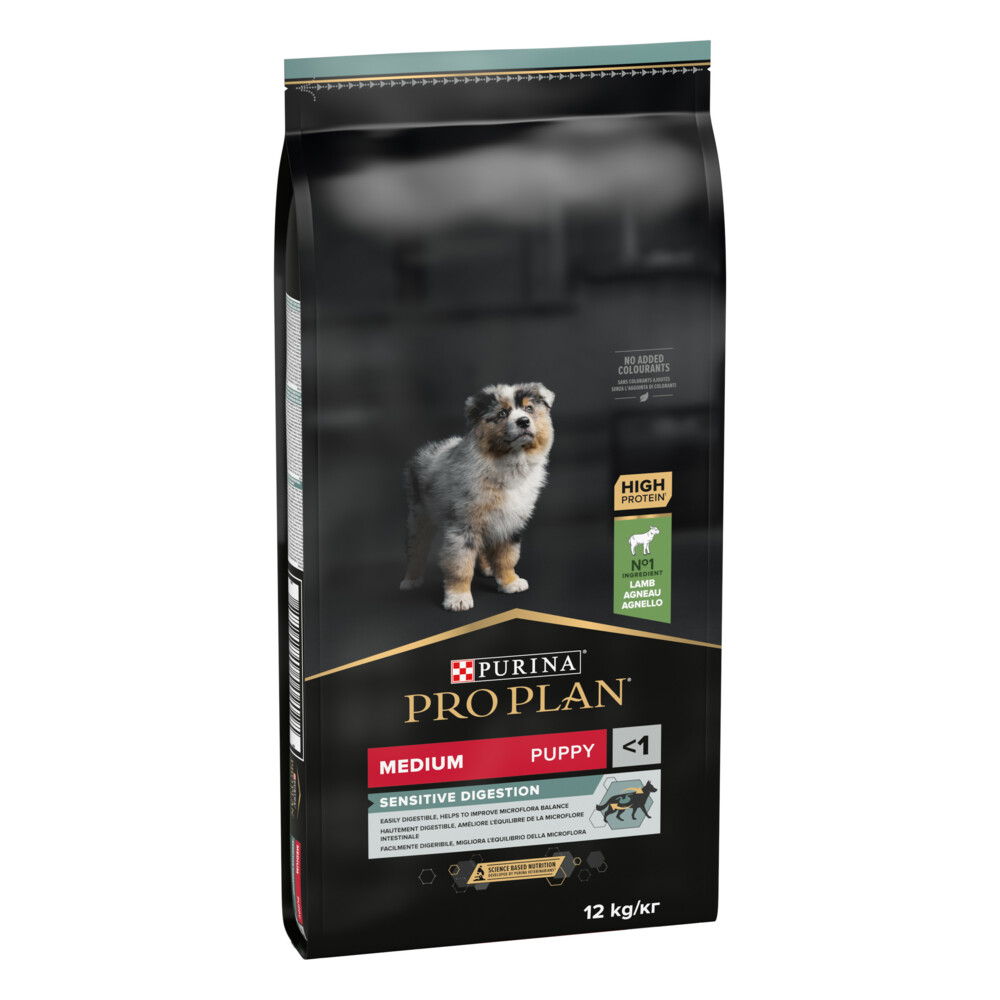 Pro Plan Puppy Medium Sensitive Digestion Lam12 kg