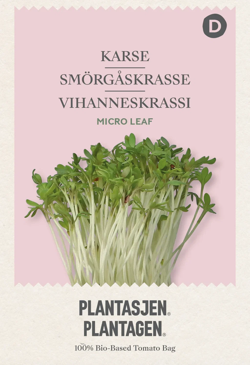 Lepidium sativum Karse Mikrogrønt