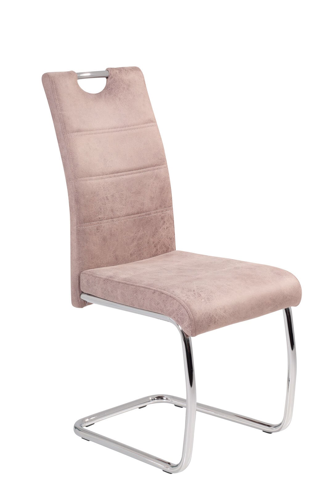 Stuhl Karola Stoffbezug Beige