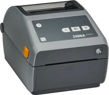Zebra ZD621d - Etiketprinter - direkte termisk - Rulle (10,8 cm) - 203 dpi - op til 203 mm/sek. - USB 2.0, LAN, seriel, USB vært - grå