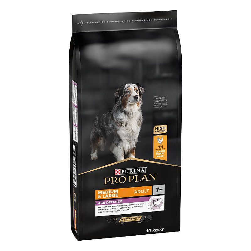 Purina Pro Plan Medium & Large Adult 7+ Age Defence Hondenvoer Kip 14 kg | 12824