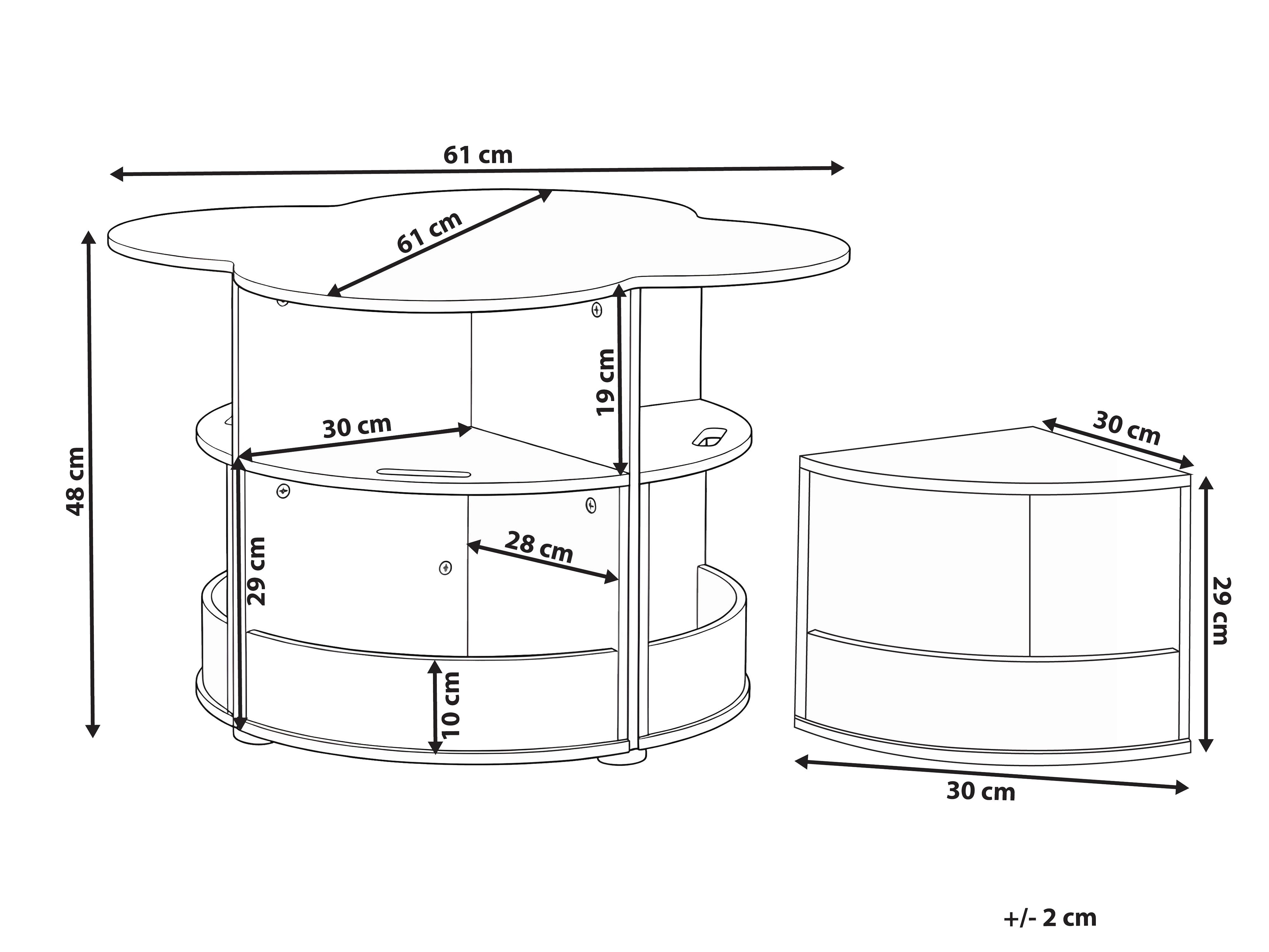 Kindertafel met stoelen TIBOO Lichtgroen