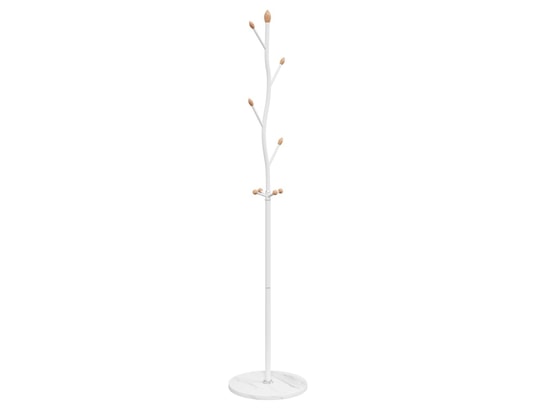 VIDAXL - Porte manteau Porte-manteau blanc 177 cm fer enduit de poudre