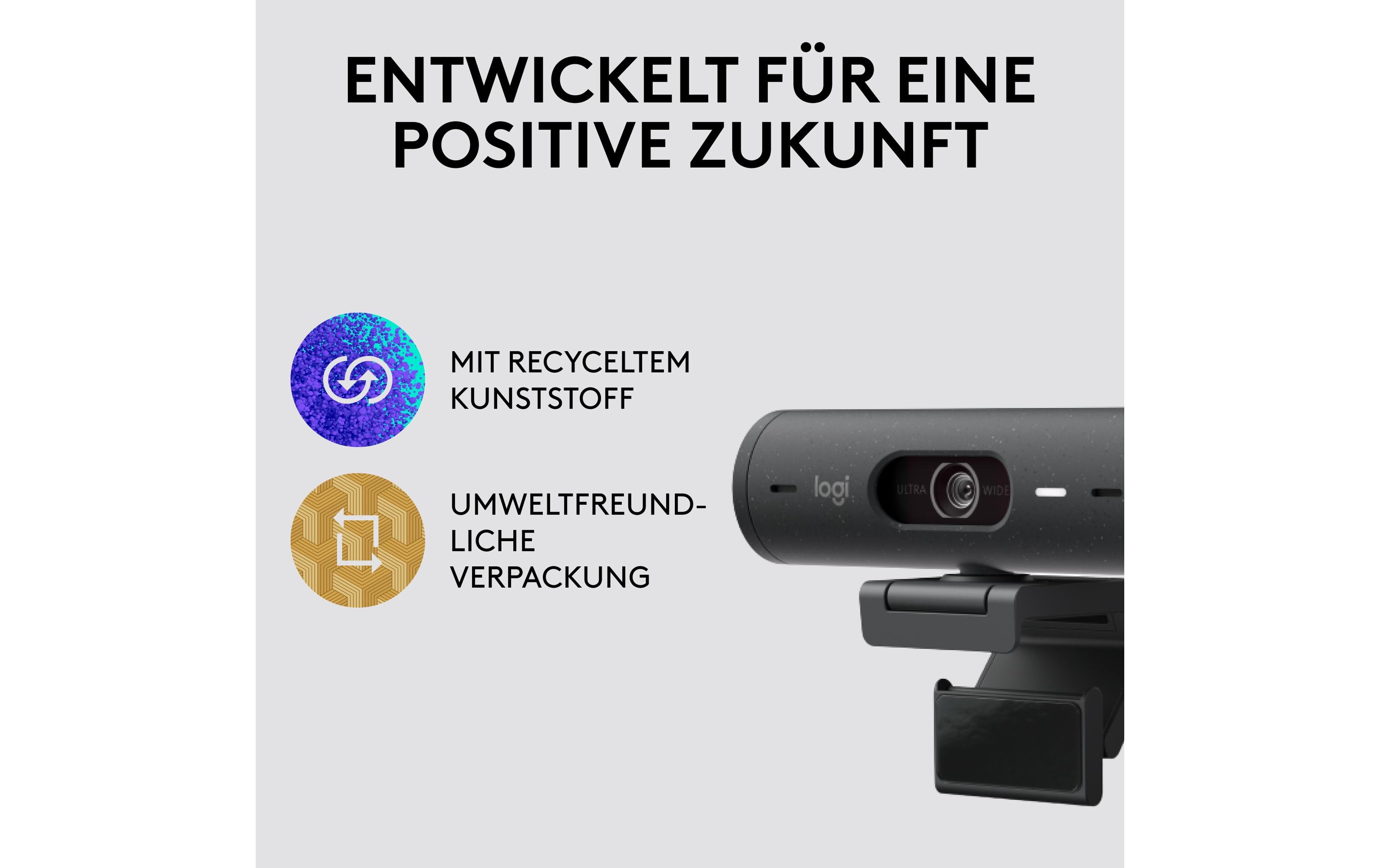 Webcam Brio 500 GraphiteFull HD-Webcam mit RightLight 4 und HDR
